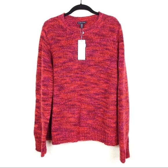 NWT Eileen Fisher Merino Wool Silk Sweater Size L - Picture 5 of 10
